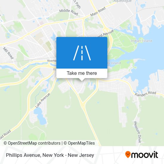 Mapa de Phillips Avenue