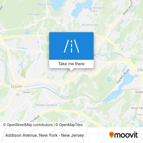 Addison Avenue map