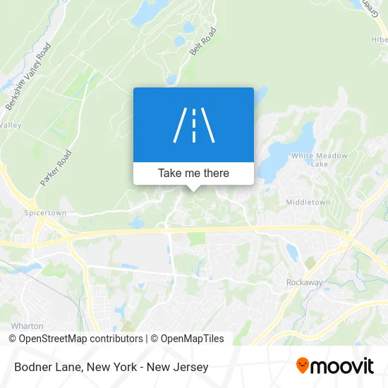 Bodner Lane map