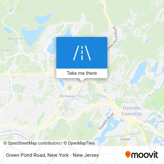 Green Pond Road map