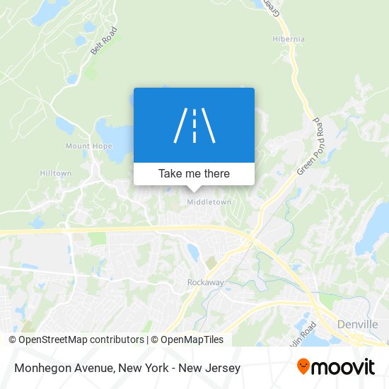 Monhegon Avenue map