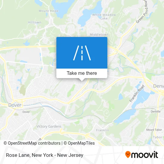 Rose Lane map