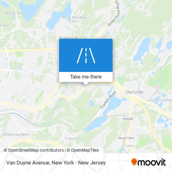 Mapa de Van Duyne Avenue