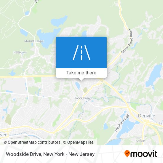 Woodside Drive map