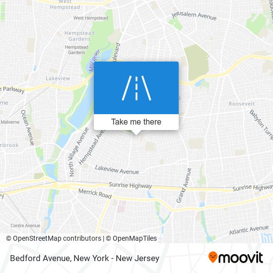 Bedford Avenue map