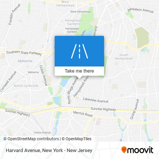 Harvard Avenue map