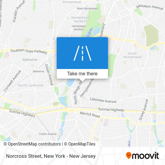 Mapa de Norcross Street