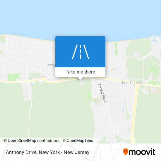 Mapa de Anthony Drive
