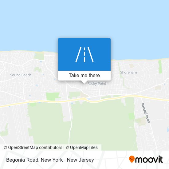 Mapa de Begonia Road