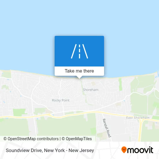 Soundview Drive map