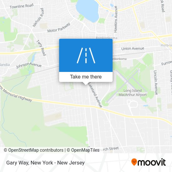 Gary Way map