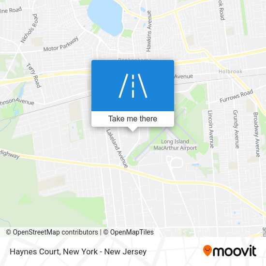 Mapa de Haynes Court