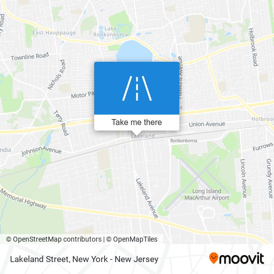 Mapa de Lakeland Street