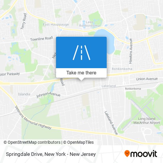 Springdale Drive map