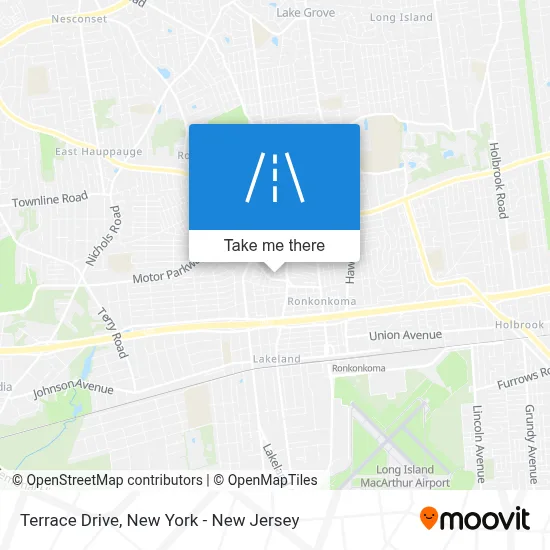 Terrace Drive map