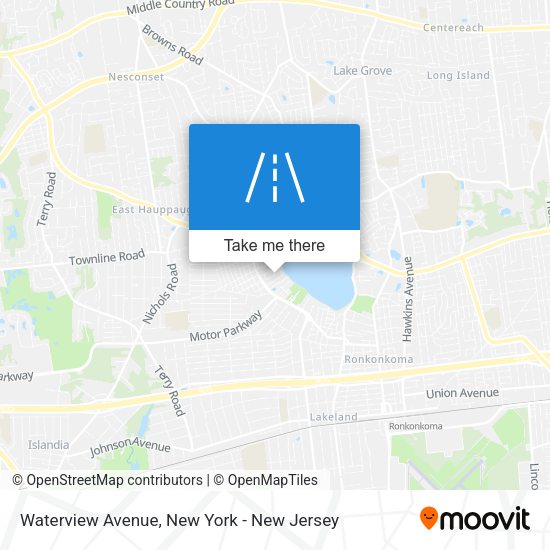 Mapa de Waterview Avenue