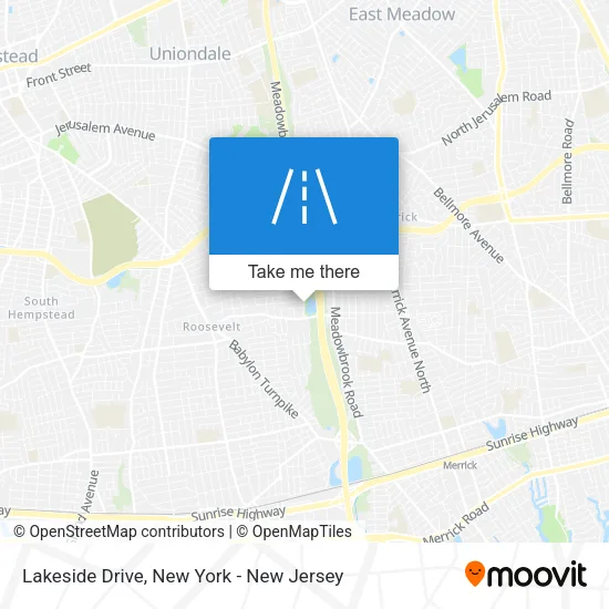 Mapa de Lakeside Drive