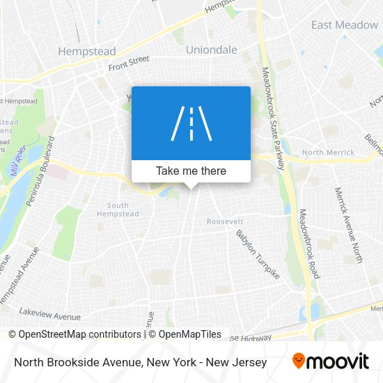 Mapa de North Brookside Avenue