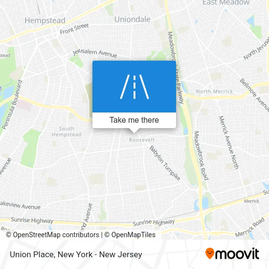 Union Place map
