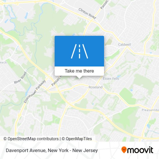 Mapa de Davenport Avenue