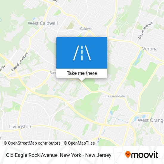 Mapa de Old Eagle Rock Avenue