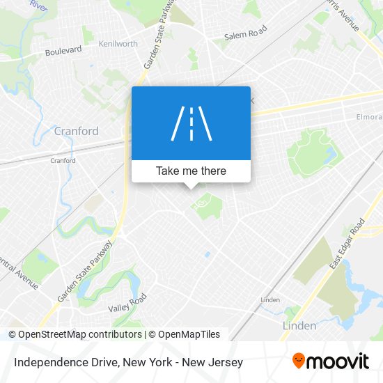 Independence Drive map