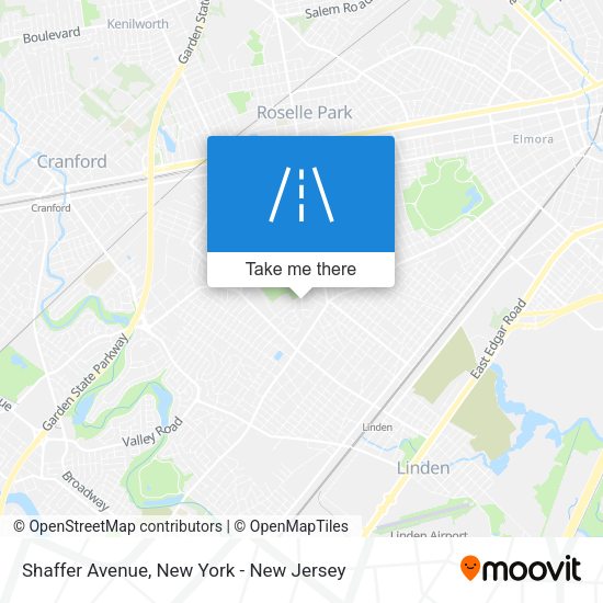 Mapa de Shaffer Avenue