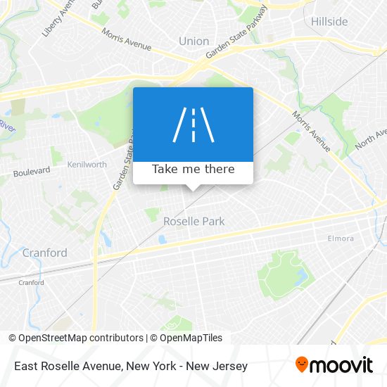 Mapa de East Roselle Avenue