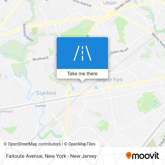 Mapa de Faitoute Avenue