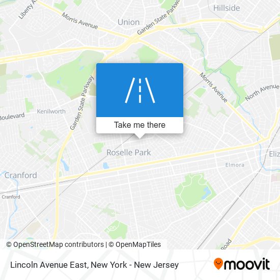 Lincoln Avenue East map