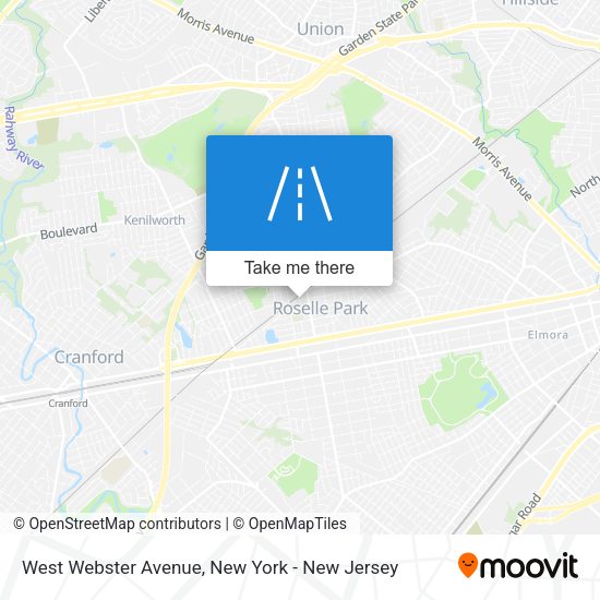 Mapa de West Webster Avenue
