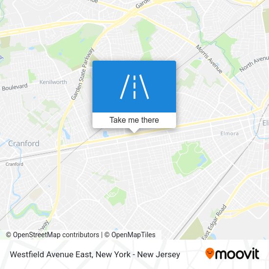 Mapa de Westfield Avenue East
