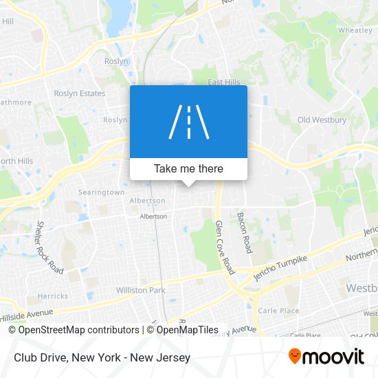 Club Drive map