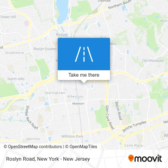 Mapa de Roslyn Road