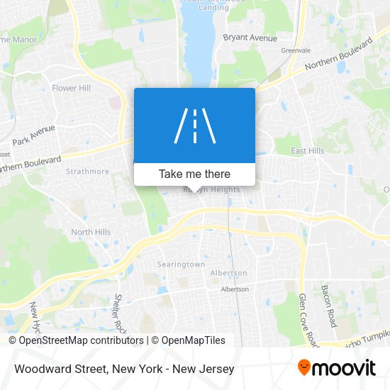 Mapa de Woodward Street