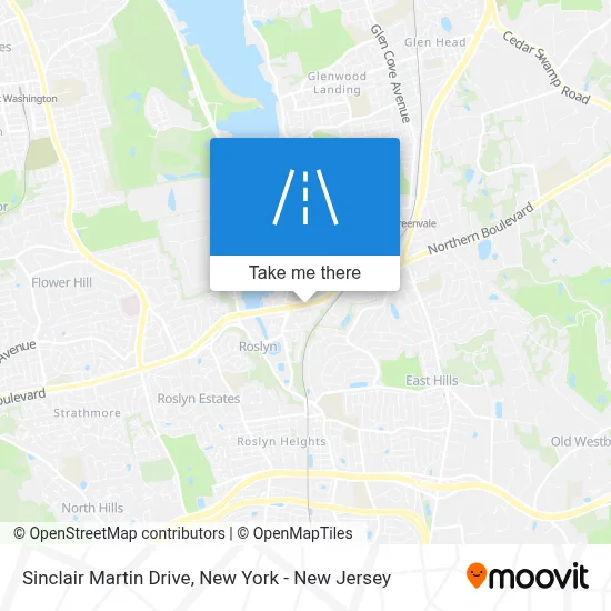 Sinclair Martin Drive map