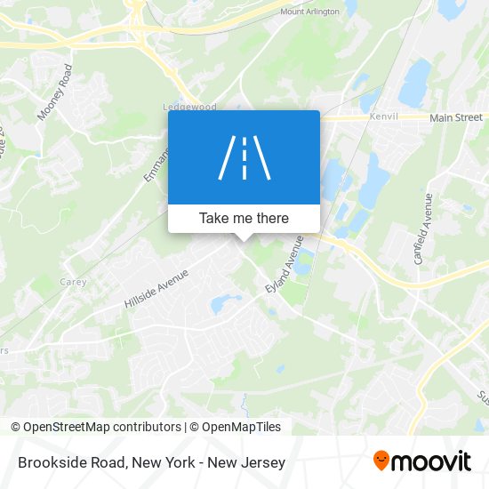 Mapa de Brookside Road