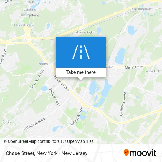 Chase Street map
