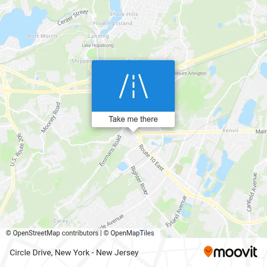 Circle Drive map