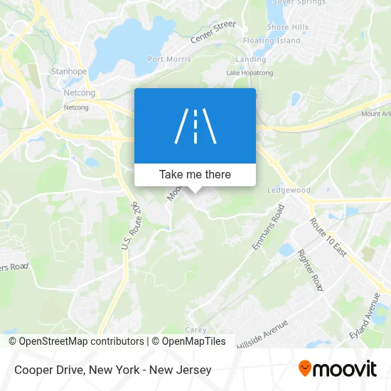 Cooper Drive map