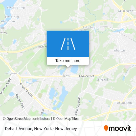 Mapa de Dehart Avenue
