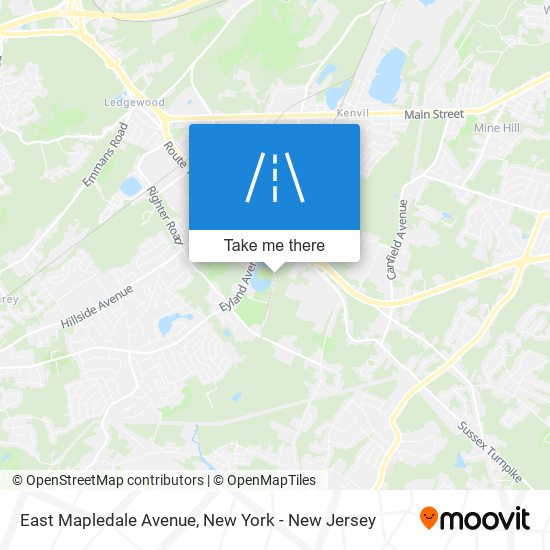 Mapa de East Mapledale Avenue