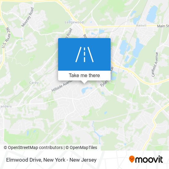 Mapa de Elmwood Drive