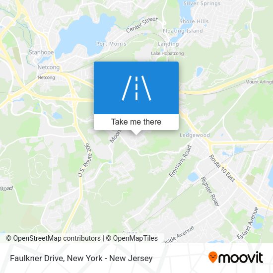 Mapa de Faulkner Drive