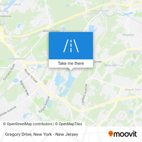 Gregory Drive map