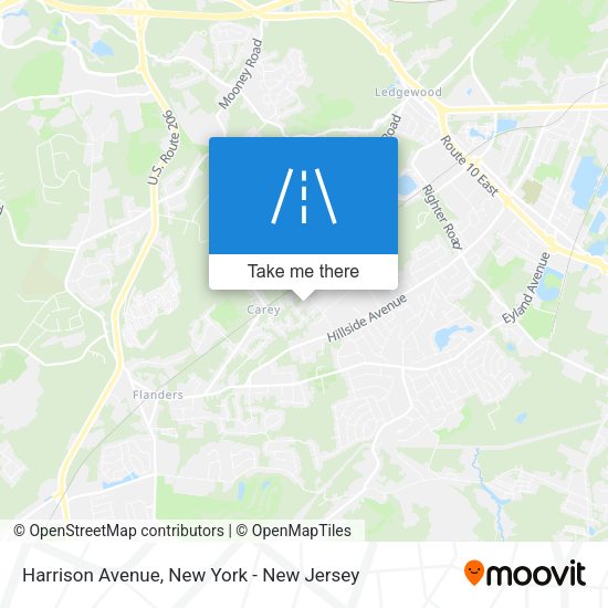 Mapa de Harrison Avenue