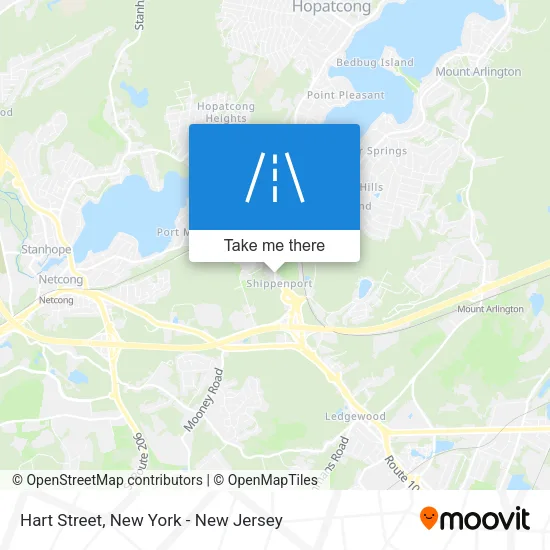 Mapa de Hart Street