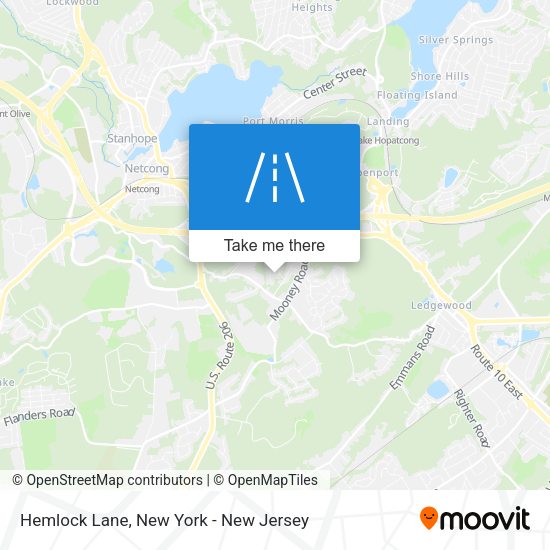 Mapa de Hemlock Lane