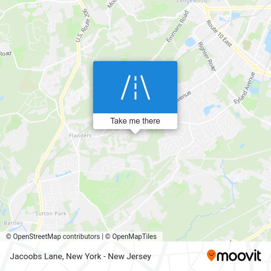 Mapa de Jacoobs Lane