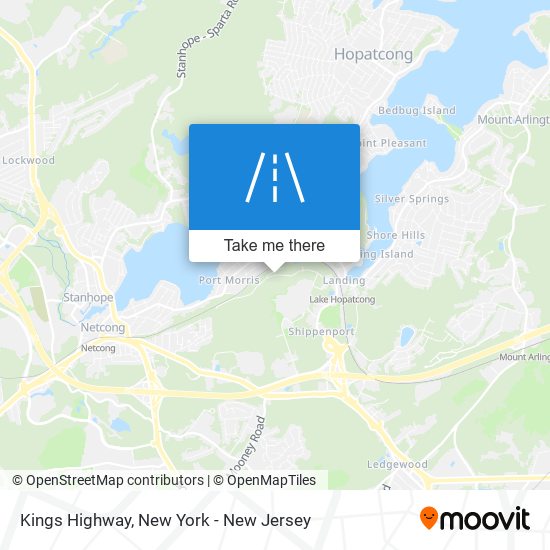 Mapa de Kings Highway